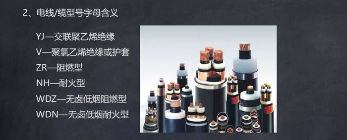 常用電線、電纜、母線識讀