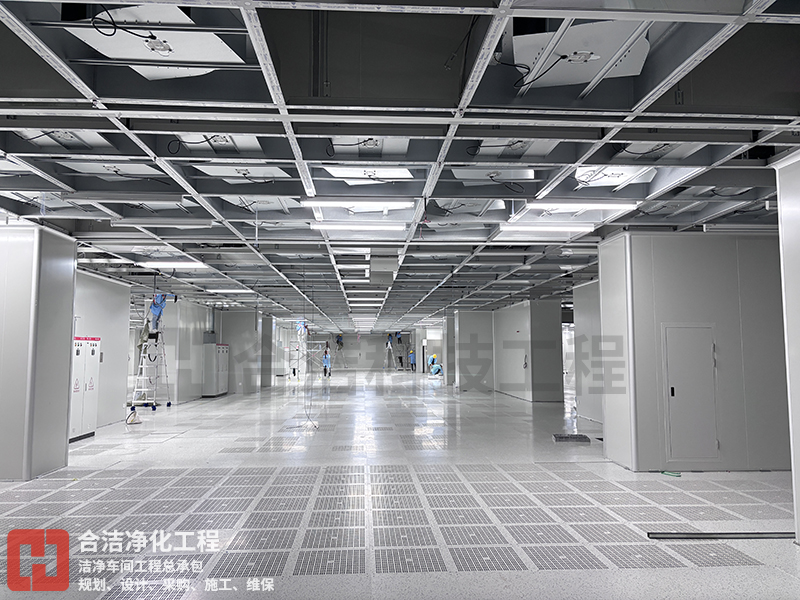 半導(dǎo)體百級(jí)潔凈廠房的圖片