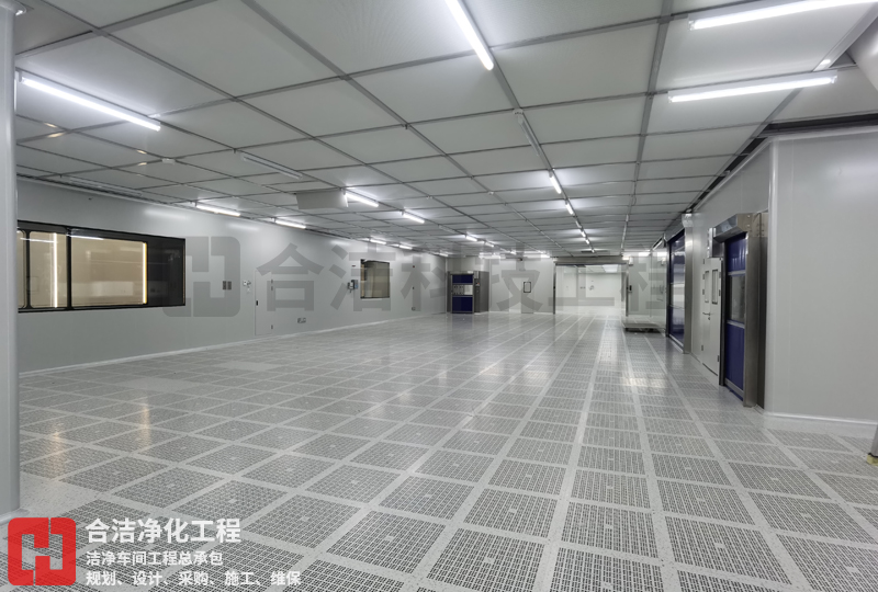 百級(jí)芯片潔凈廠房的圖片